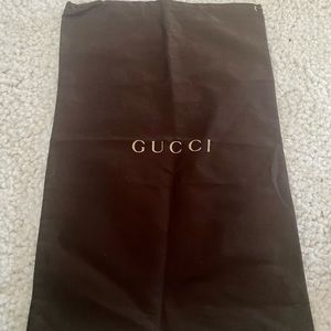 Gucci Brown Drawstring Dustbag